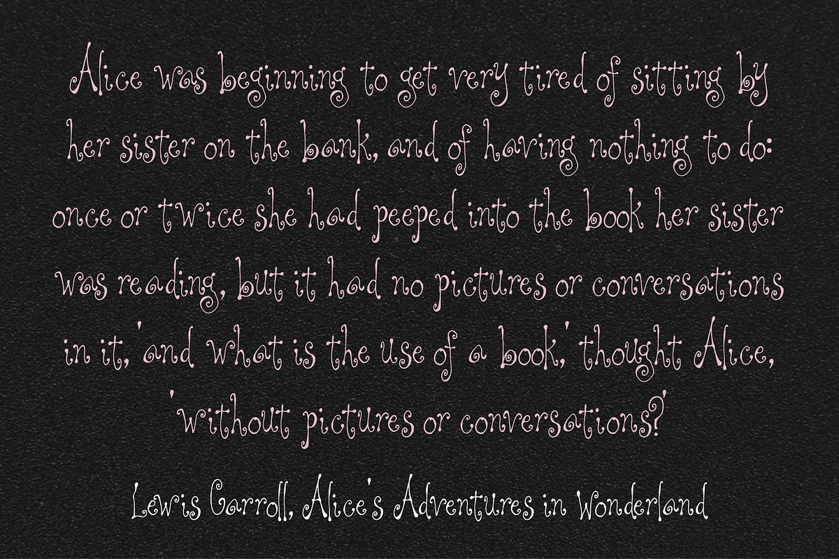 Lightest Little Lie Curly Display, a Handwritten Font by The October Creative (Photo 5 of 8)