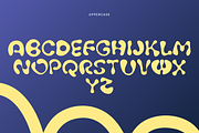 Kergo Groovy Display Font Bold Retro, a Handwritten Font by ArtiXLabs (Thumbnail 5 of 9)
