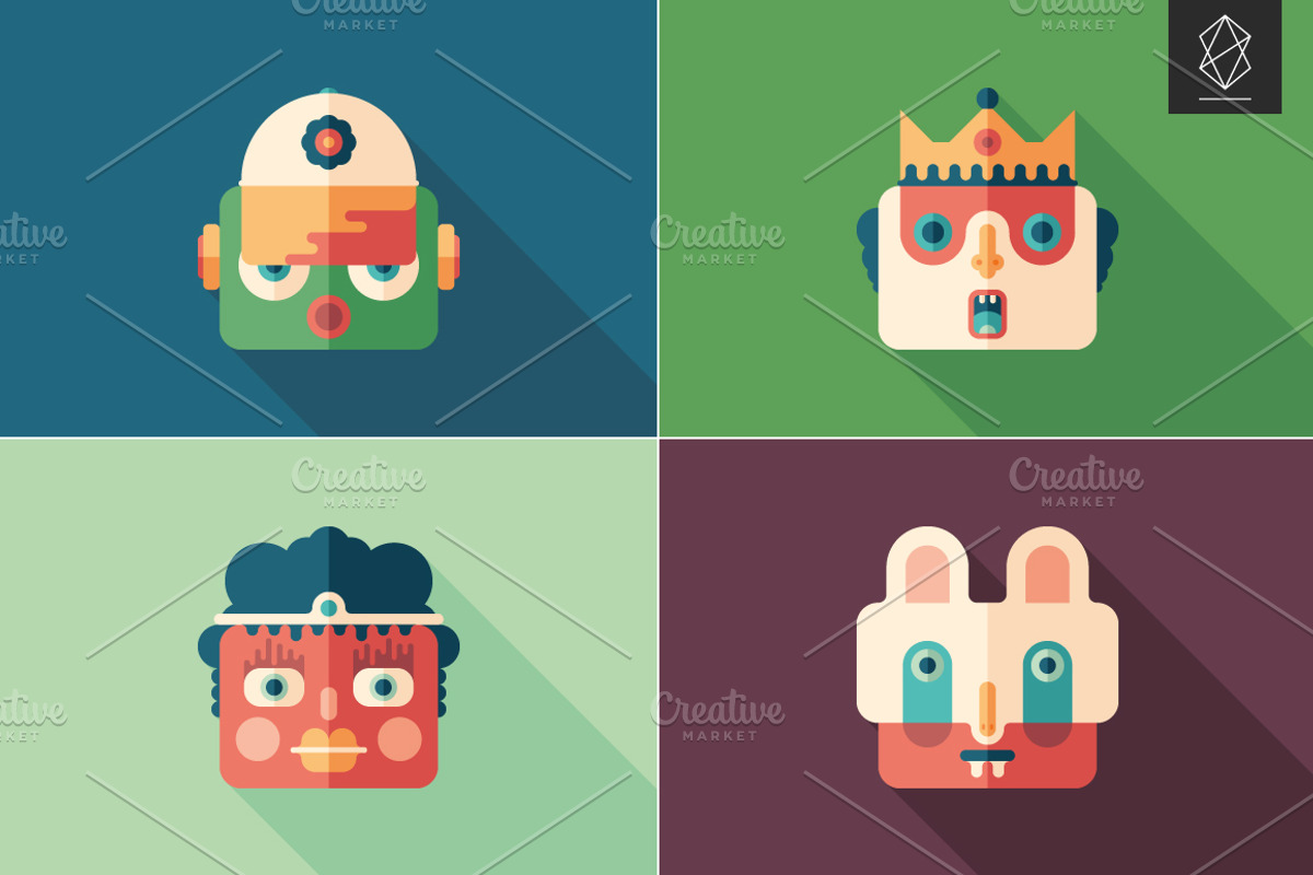 Magic adventures flat square icons, an Icon by Yury Velikanov (Photo 3 of 3)