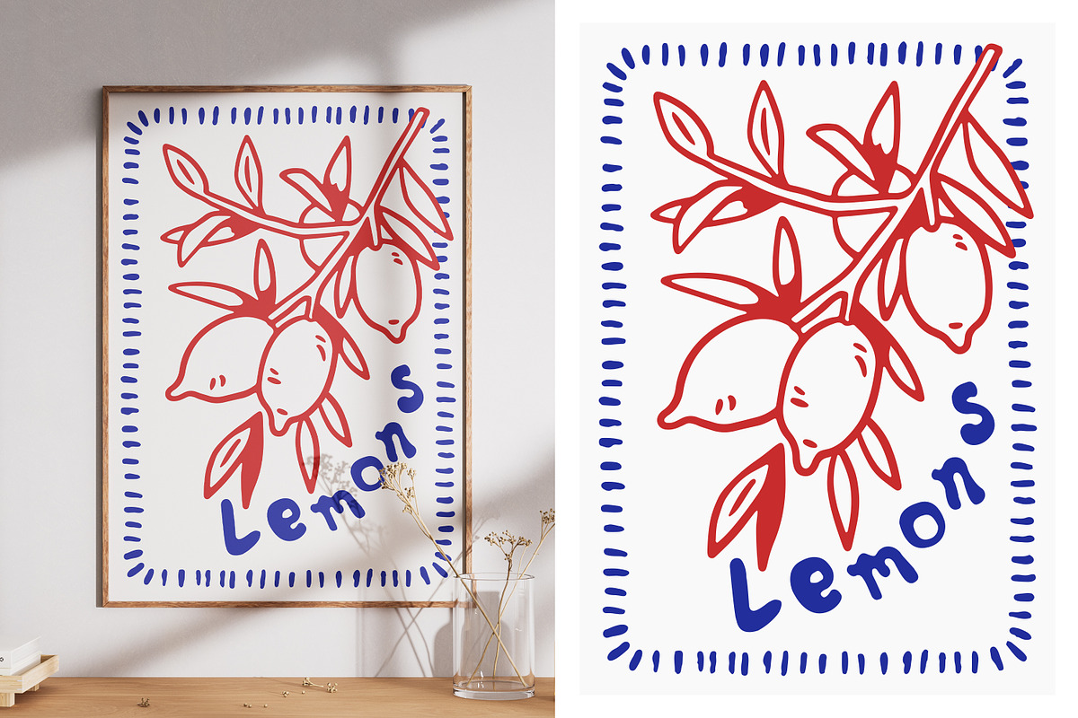 Dolce Vita, summer holiday posters, a Decorative Illustration by Good Studio (Photo 6 of 6)