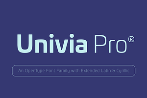 Univia Pro - 18 fonts