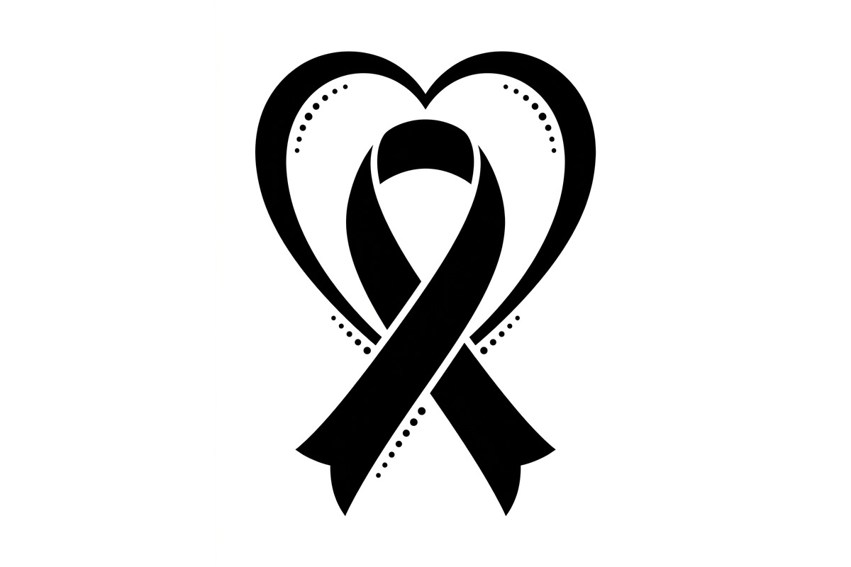 Breast Cancer Heart Ribbon SVG, a Seasonal Illustration by abu67222 (Photo 6 of 13)