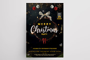2 Christmas Elegant Flyers / Cards, a Flyer Template by PixelsDesign (Thumbnail 2 of 3)