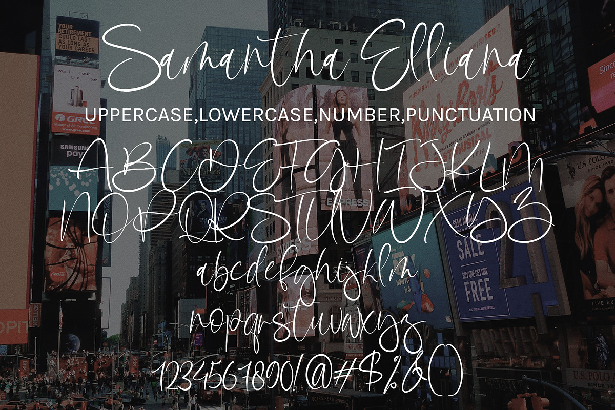 Samantha Elliana, a Handwritten Font by HaKi Studio (Photo 5 of 5)
