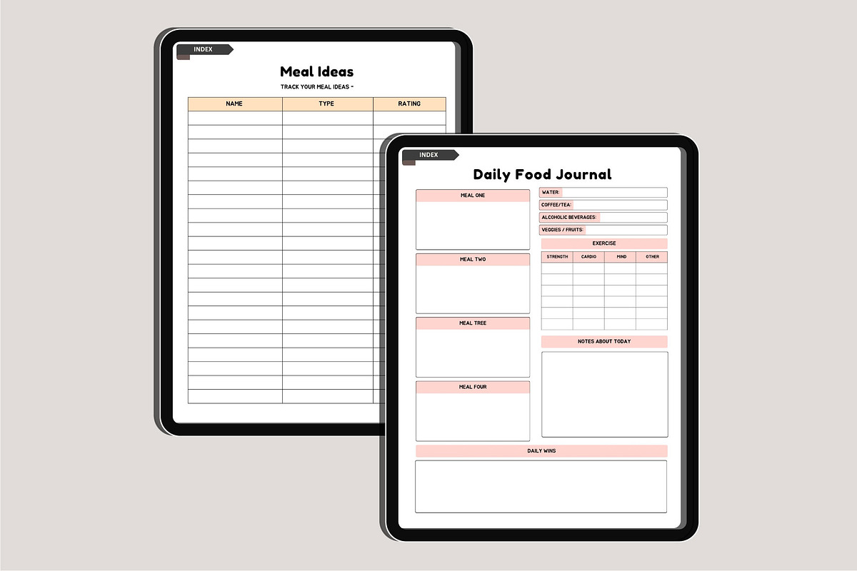 Digital 2025 Meal Planner Canva, a Stationery Template by Designmela01 (Photo 8 of 9)