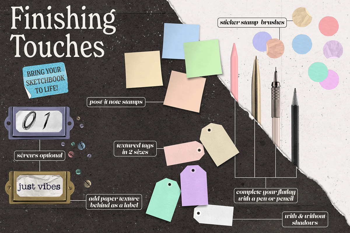 Sketchbook for Procreate, a Brush Add-On by Wooly Pronto (Photo 9 of 11)