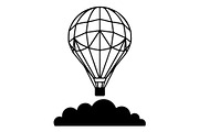 Hot Air Balloon Silhouette Bundle, an Object Illustration by Gaye Art (Thumbnail 12 of 31)
