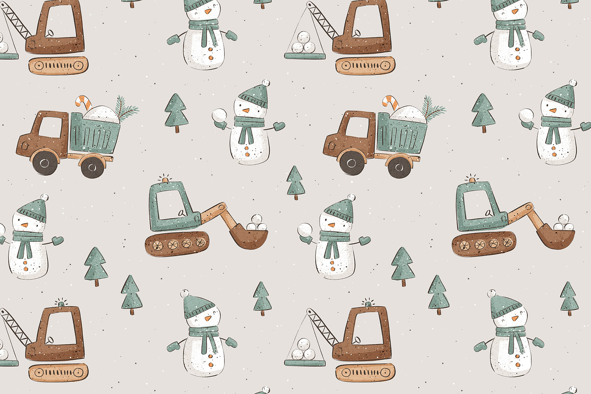 Winter construction, a Pattern Graphic by Olena Kuznietsova (Photo 9 of 9)