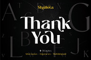 Shallota - Stylish Display Font, a Sans Serif Font by Ekahermawan (Thumbnail 13 of 13)