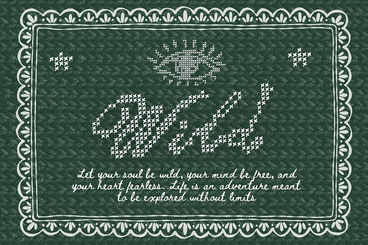 Setra Stitch Script, a Script Font by maghrib (Photo 2 of 7)