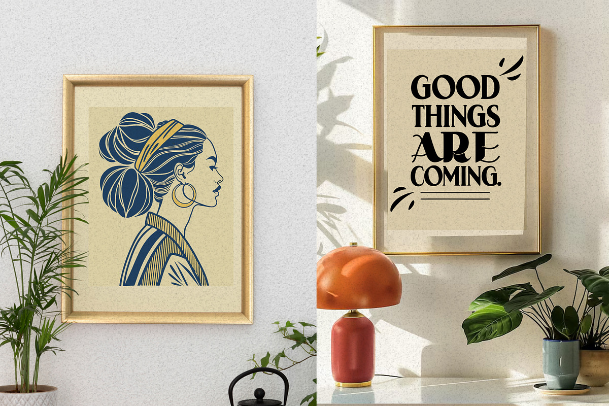 Coffee Wall Art Print, a Wallpaper Graphic by Helospace (Photo 4 of 10)
