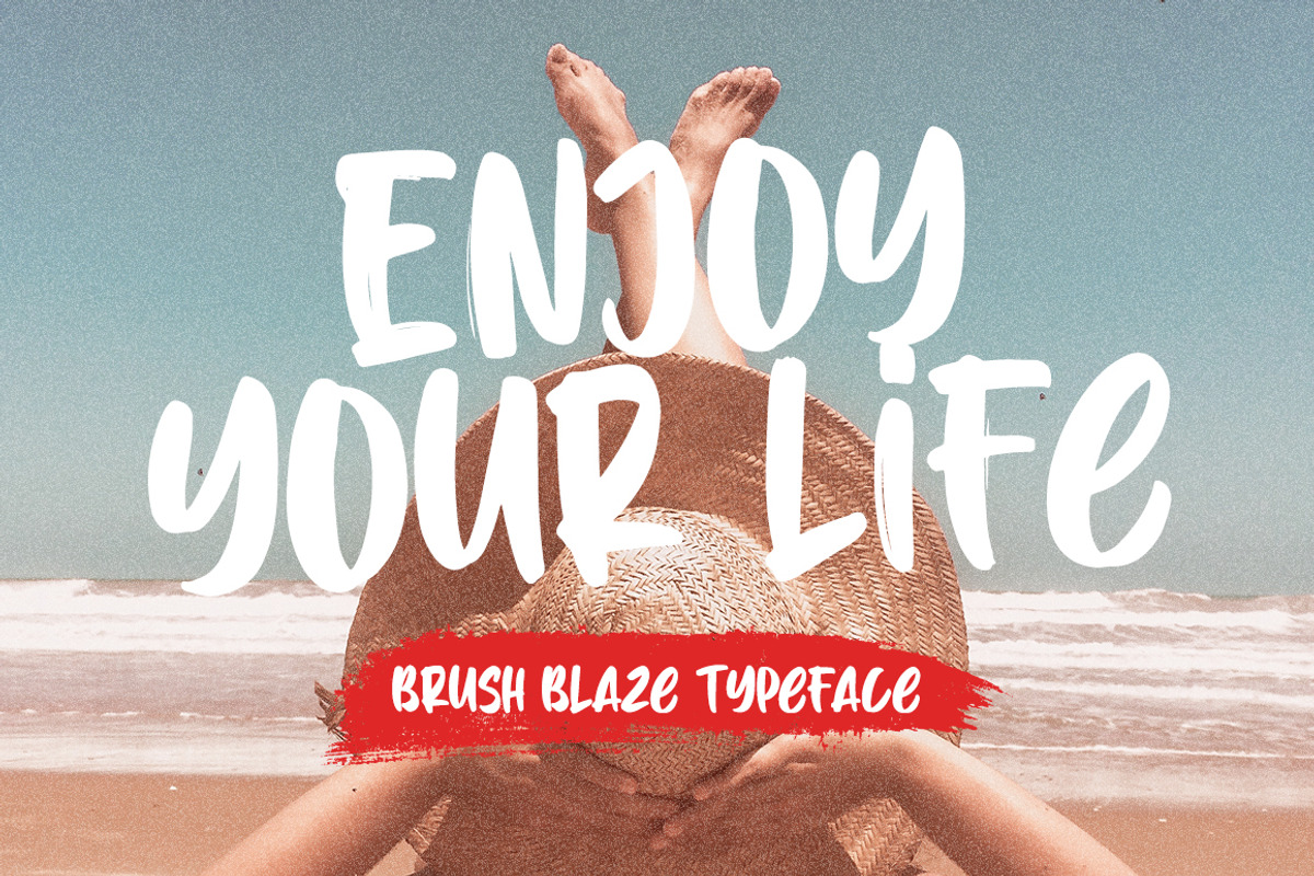 Brush Blaze, a Handwritten Font by Gatype (Photo 4 of 7)