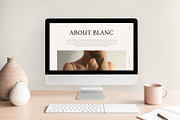 Blanc Keynote Presentation, a Presentation Template by Visuel Colonie® (Thumbnail 3 of 9)