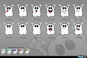 Cartoon Ghosts, an Illustration by DesignWolf (Thumbnail 3 of 3)