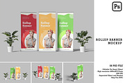 Rollup Banner Mockup, an Advertising Mockup by mahremdesign (Thumbnail 1 of 9)