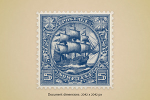 Editable Postage Stamp Templates