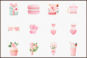 Pink Aesthetic Coquette Clipart Set, an Illustration by Sublimation Artist (Thumbnail 3 of 6)