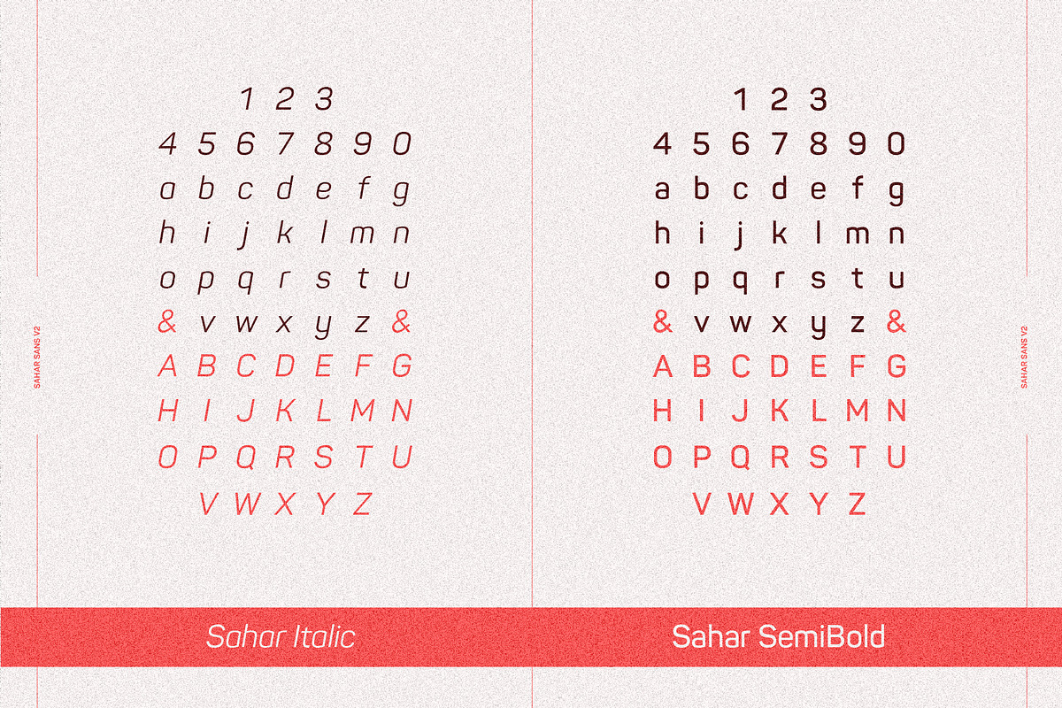 Sahar - 18 Fonts Typeface, a Sans Serif Font by Lella7 (Photo 20 of 29)