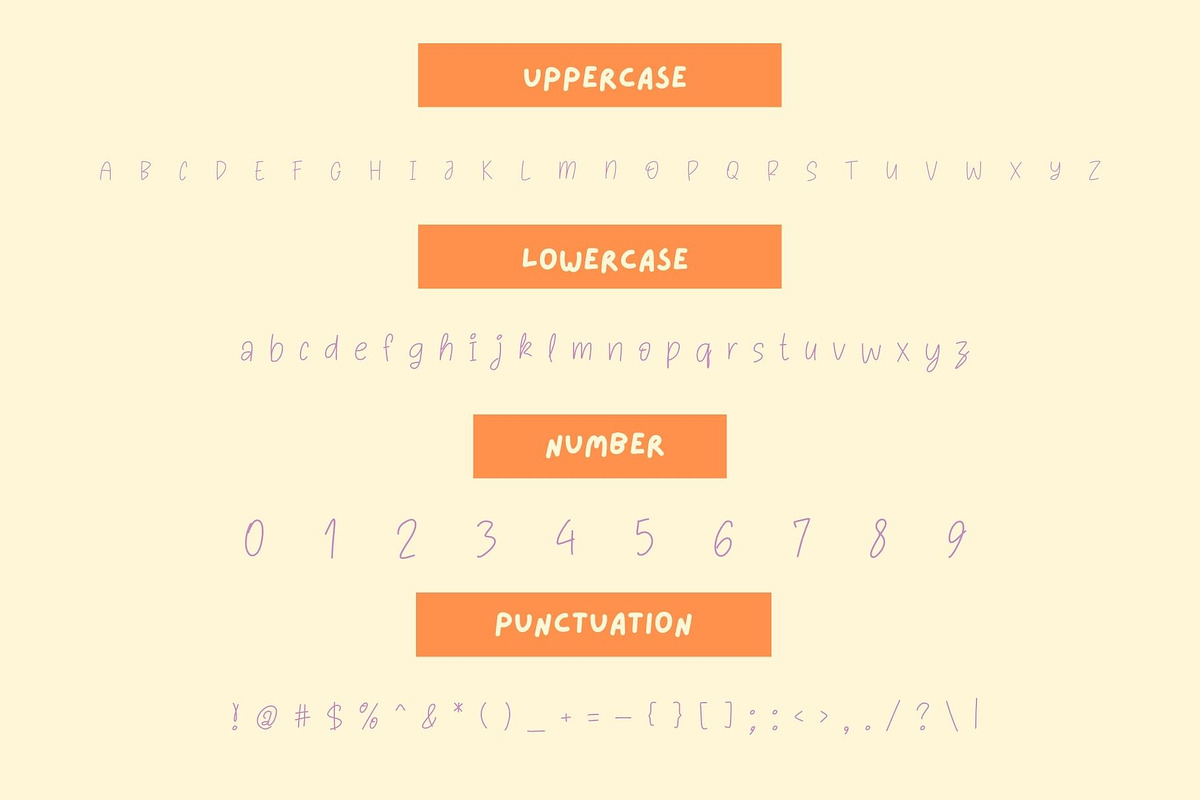 Paloma is a cute handwritten font, a Handwritten Font by Brown Cupple (Photo 4 of 5)