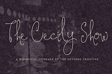 The Cecily Show Signature Font