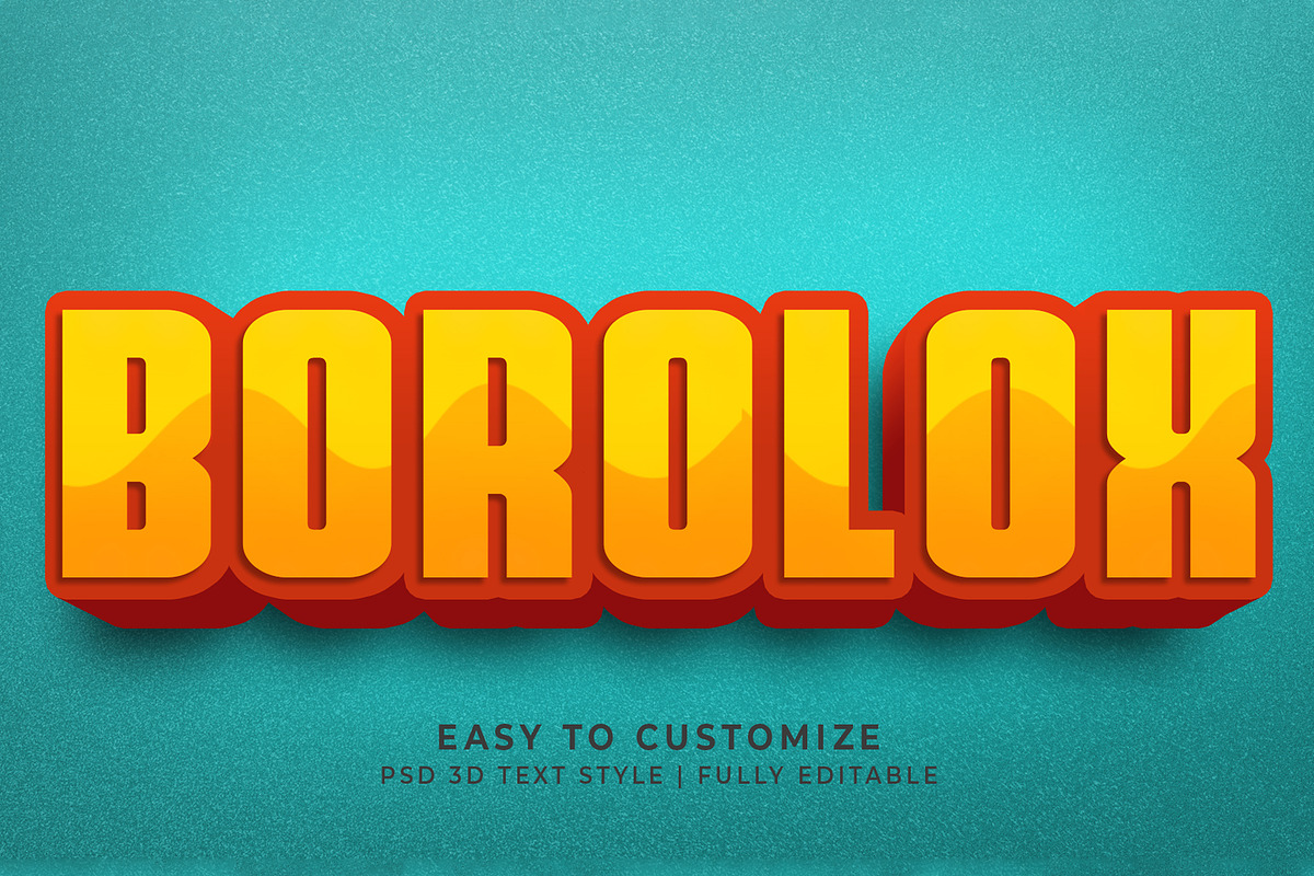 Modern Text Style Effect Mockup, a Layer Style Add-On by thefutive