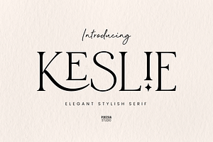 Keslie - Elegant Stylish Serif