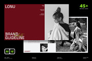 LONU | Brand Guideline Template, a Branding & Logo Template by shaondesigns (Thumbnail 1 of 10)