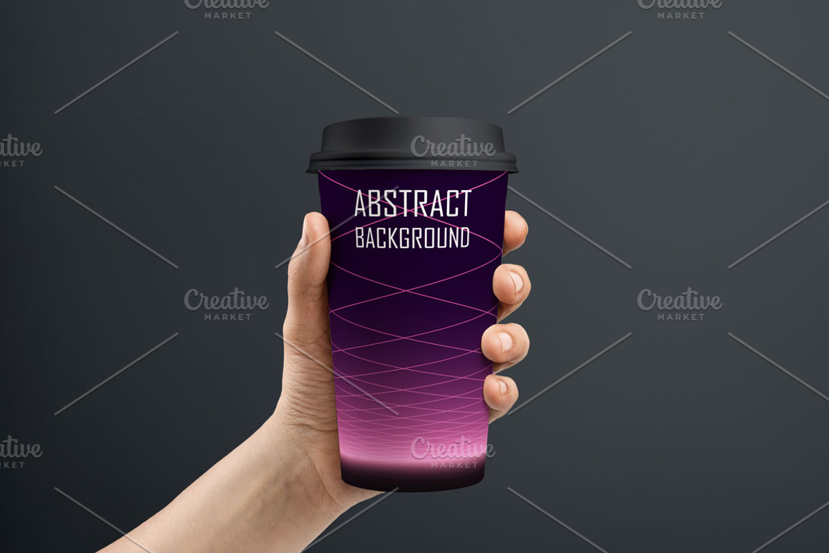 Futuristic abstract digital posters, a Business Card Template by ExpressShop (Photo 3 of 3)