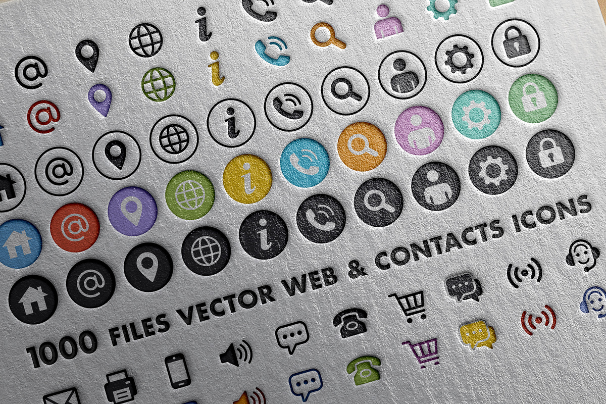 Web and Contacts Vector icons set, an Outline Icon by FourLeafLover (Photo 3 of 3)