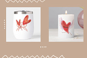 Flirty Valentine Clipart PNG Set, a Decorative Illustration by FaliushViktoriaArtist (Thumbnail 6 of 8)