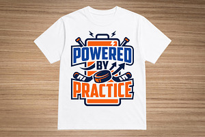 Hockey T-Shirt Design Graphic