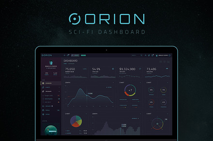 ORION – Sci-Fi Dashboard