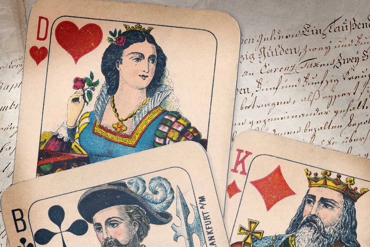 Antique German Whist Playing Cards 2, an Object Graphic by Betty Nane (Photo 1 of 4)