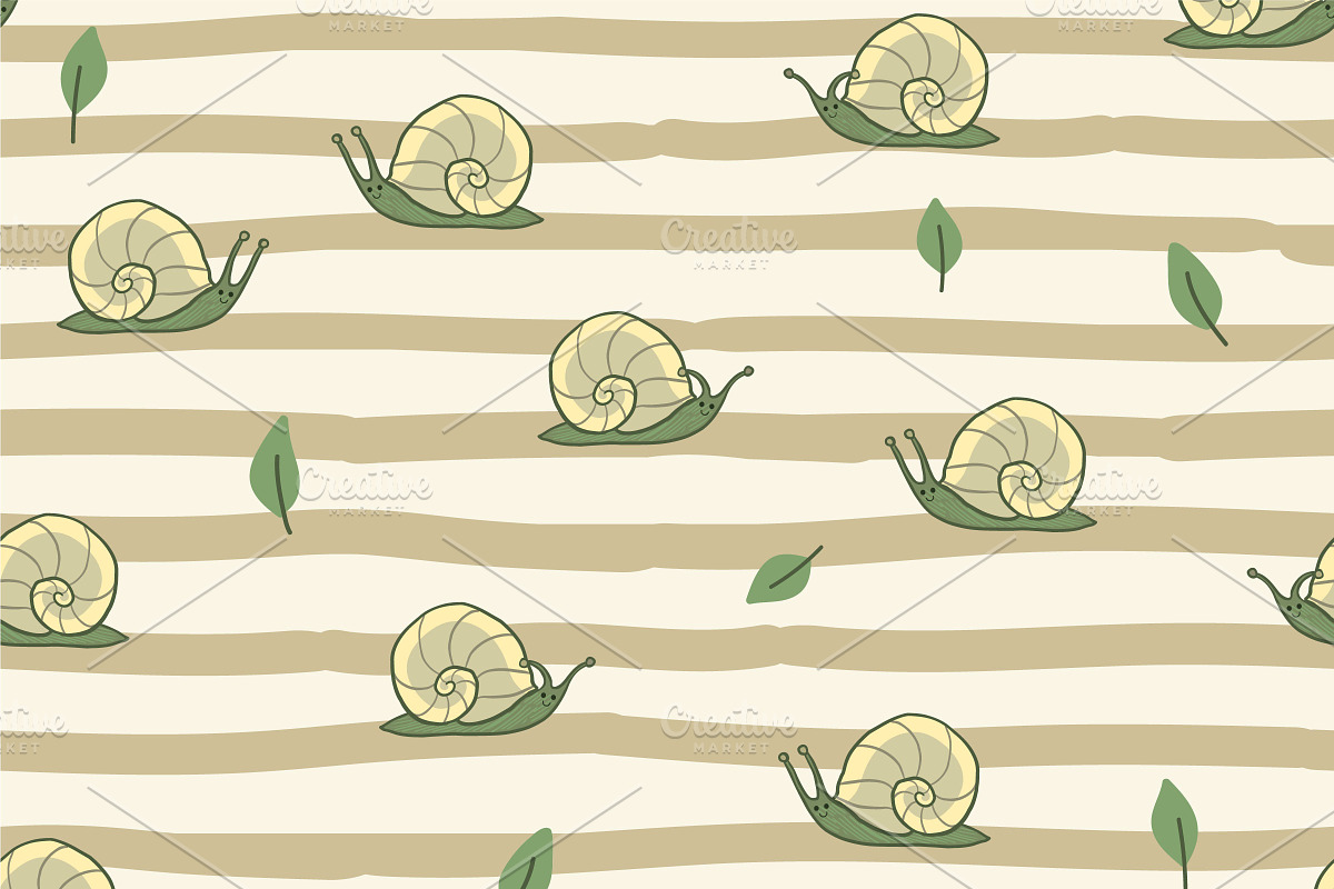 Baby textile prints collection, a Pattern Graphic by GooseFrol (Photo 7 of 33)