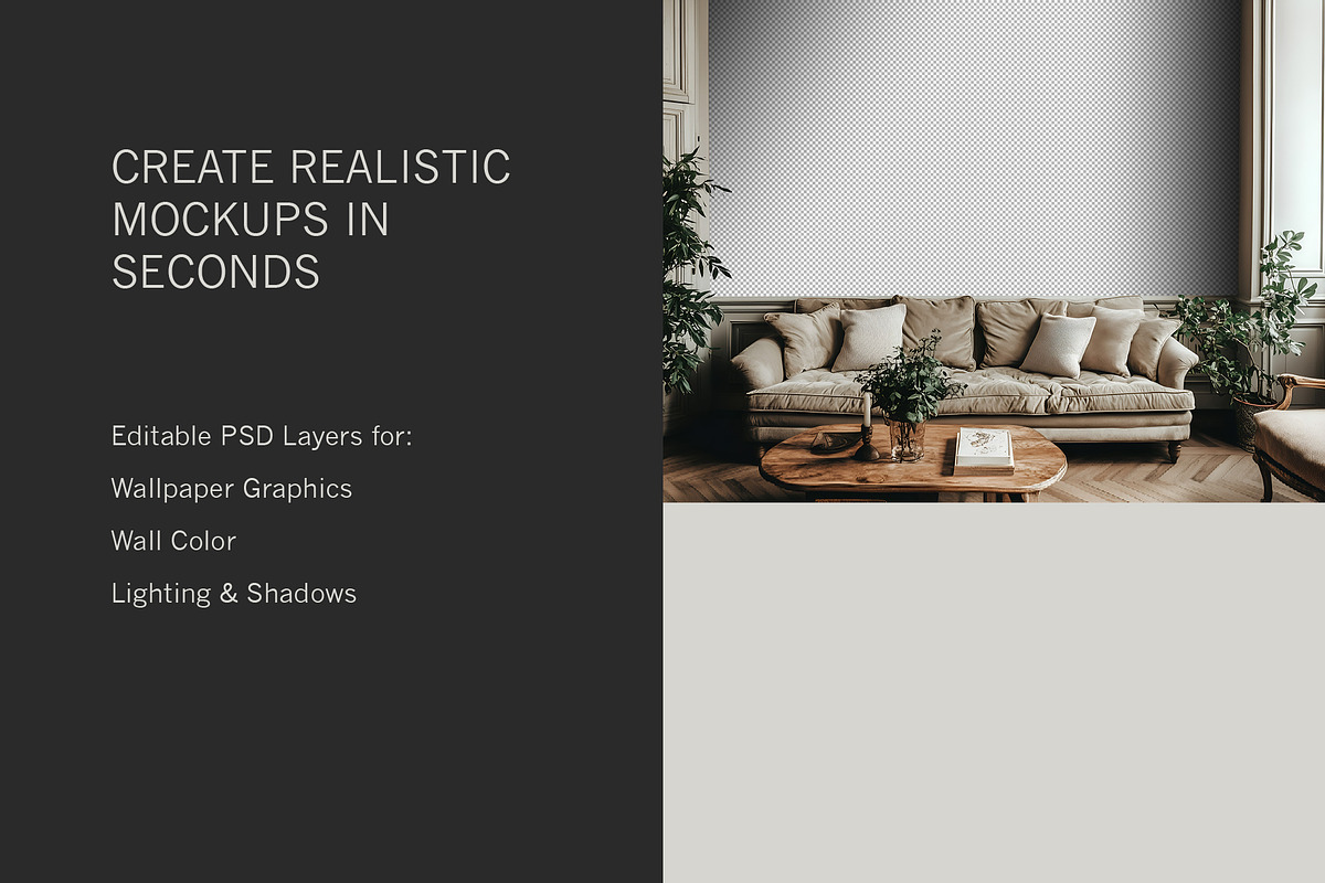 Urban Lounge Wallpaper Mockup #3, a Household Mockup by Blixa 6 Studios (Photo 3 of 7)