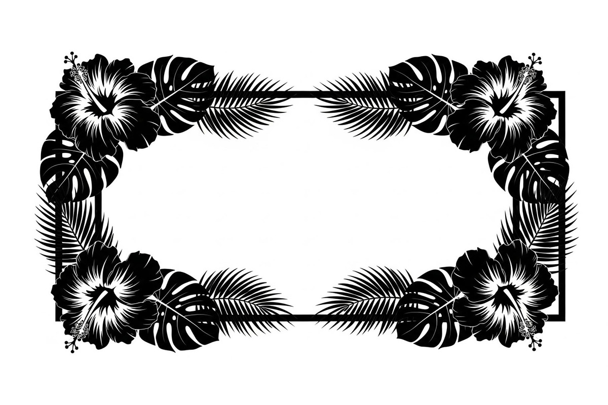 Floral Rectangle Frame SVG Bundle, an Illustration by jahid234 (Photo 22 of 31)