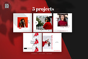 Red & White Social Media Pack, a Social Media Template by Kahuna Design (Thumbnail 5 of 6)