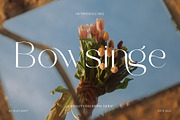 Bowsinge - A Beauty Modern Serif, a Serif Font by Muflieart (Thumbnail 1 of 10)