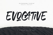 Evocative - Brush Font