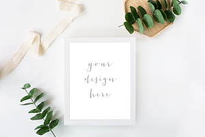 Empty Frame Styled Stock Image, a Print Template by daintydarling