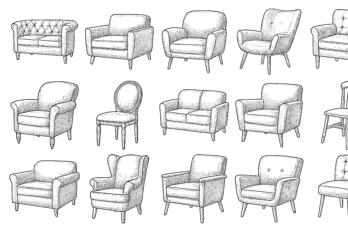 Armchairs and Sofas, an Object Graphic by nikagraphic (Photo 2 of 3)