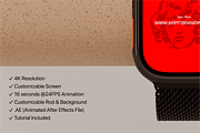 Apple Watch Animated Mockup, a Wearable Device Mockup by Arpit Brandings (Thumbnail 3 of 6)