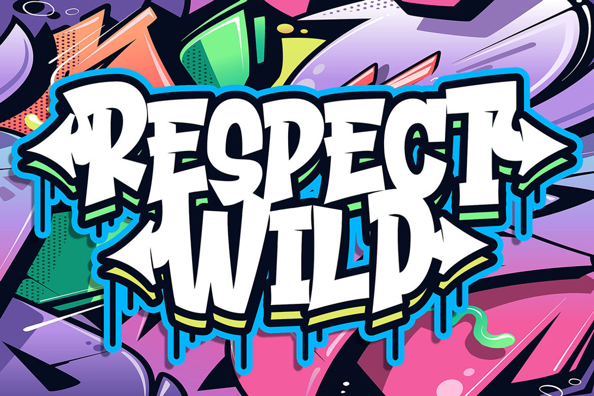 Airneo - Graffiti Font, a Font by Blankids Studio (Photo 3 of 5)