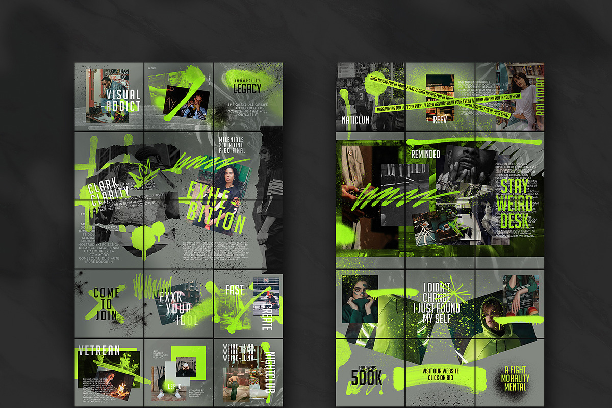 Bundle Streetwear Instagram Vol1, a Social Media Template by Azruca (Photo 14 of 22)