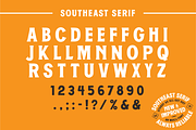 Southeast - Sturdy Display Font, a Sans Serif Font by Mahaffey Design Co.  (Thumbnail 2 of 4)