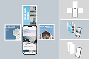 Realistic Social Media Mockup PSD, an Advertising Mockup by MA-KING_ART (Thumbnail 1 of 3)