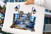 watercolor nautical clipart, an Illustration by GatewayDesign (Thumbnail 8 of 9)