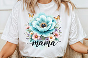 Boho Floral Mama Mother's Day Png, an Illustration by Sublimation Artist (Thumbnail 4 of 9)