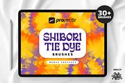 Procreate Shibori Tie Dye Brushes, a Brush Add-On by Nurmiftah (Thumbnail 10 of 11)