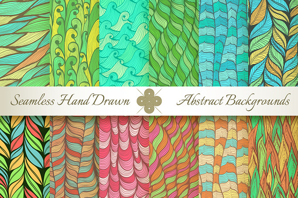 12 Seamless Floral Patterns